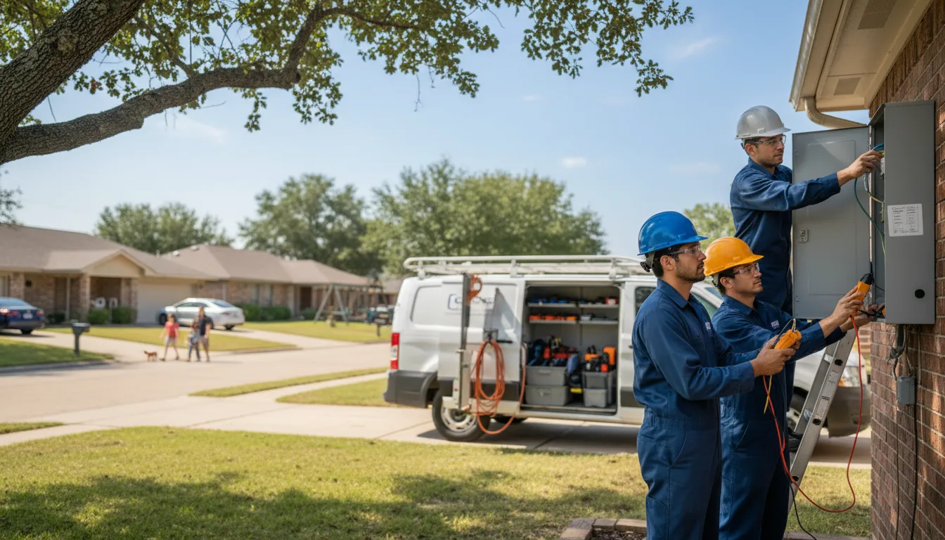 Certified electrician providing emergency electrical services in Crete, IL